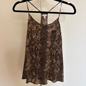 Animal Print Cami Top